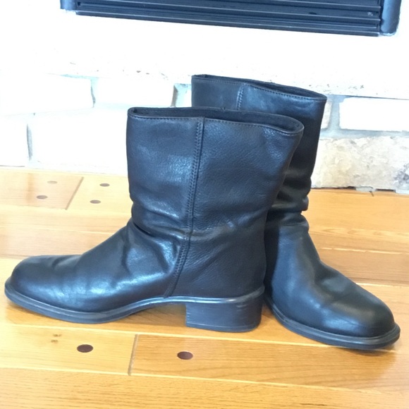 Martino Canada Leather Fleece Lined Calf Boots - Picture 4 of 7